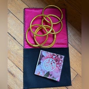 Gold BuDHa Girl Bangles